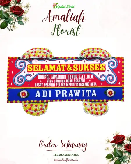 Papan Bunga Ucapan Selamat Andalas